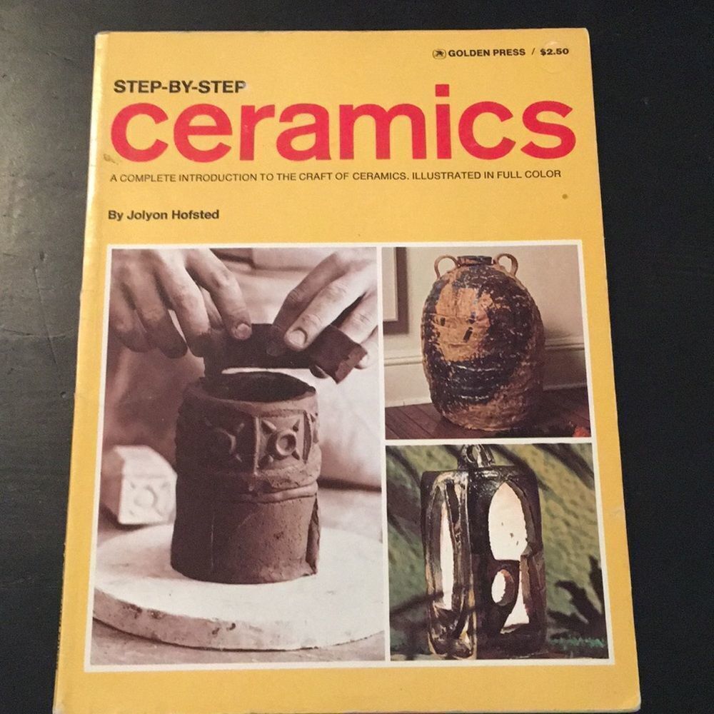 Vintage 1974 Ceramics Step by Step Coffee Table Craft Book